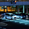 夜の信号待ち