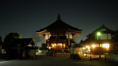 夜の奈良　興福寺南円堂