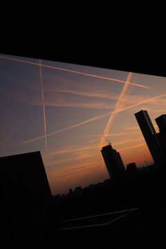 イギリスの夕焼け