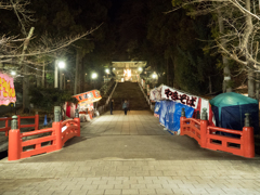 日の出前の東照宮