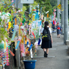 祭りの日に