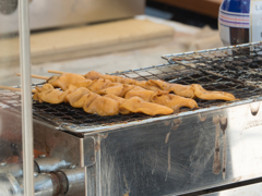 ホヤの串焼き