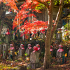 地蔵様の紅葉日和