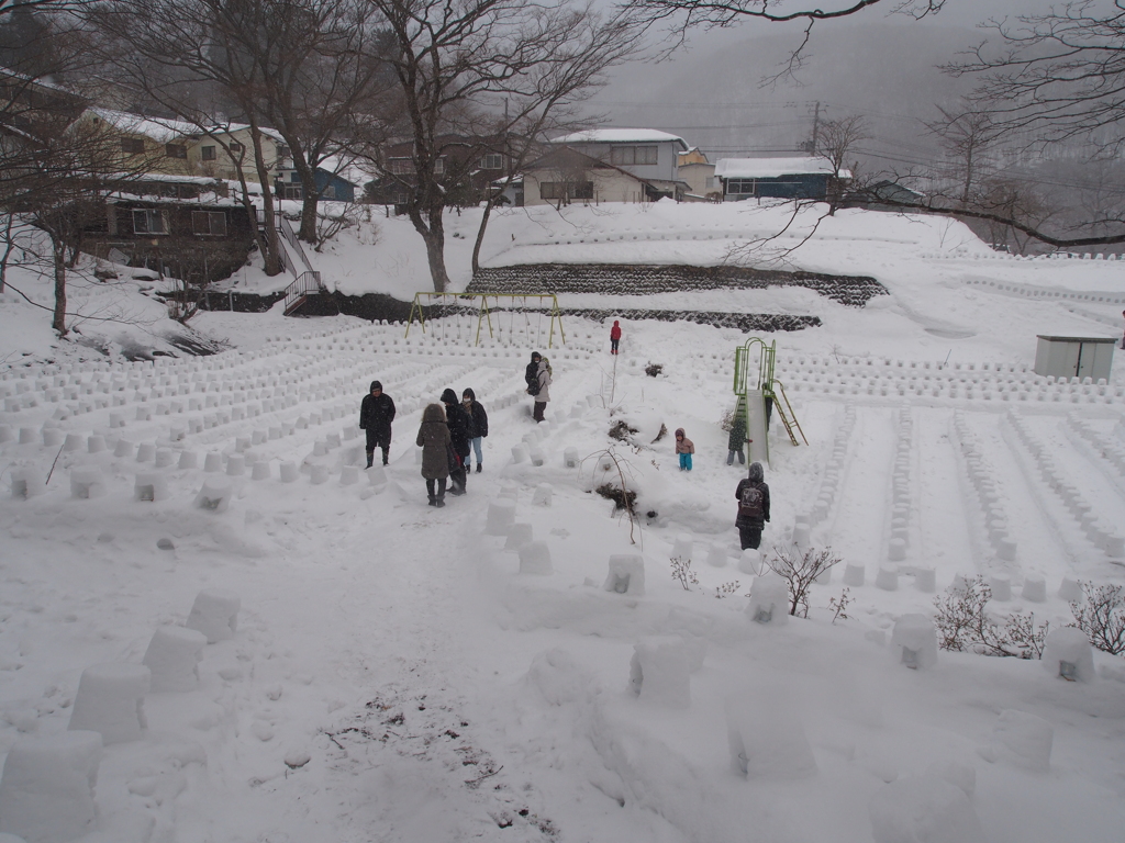 雪あかり会場
