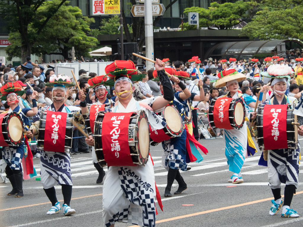 リズムに合わせて