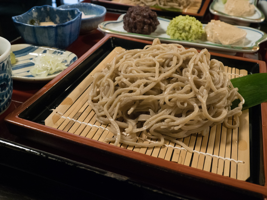 蕎麦と餅