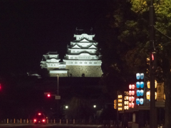 提灯と姫路城
