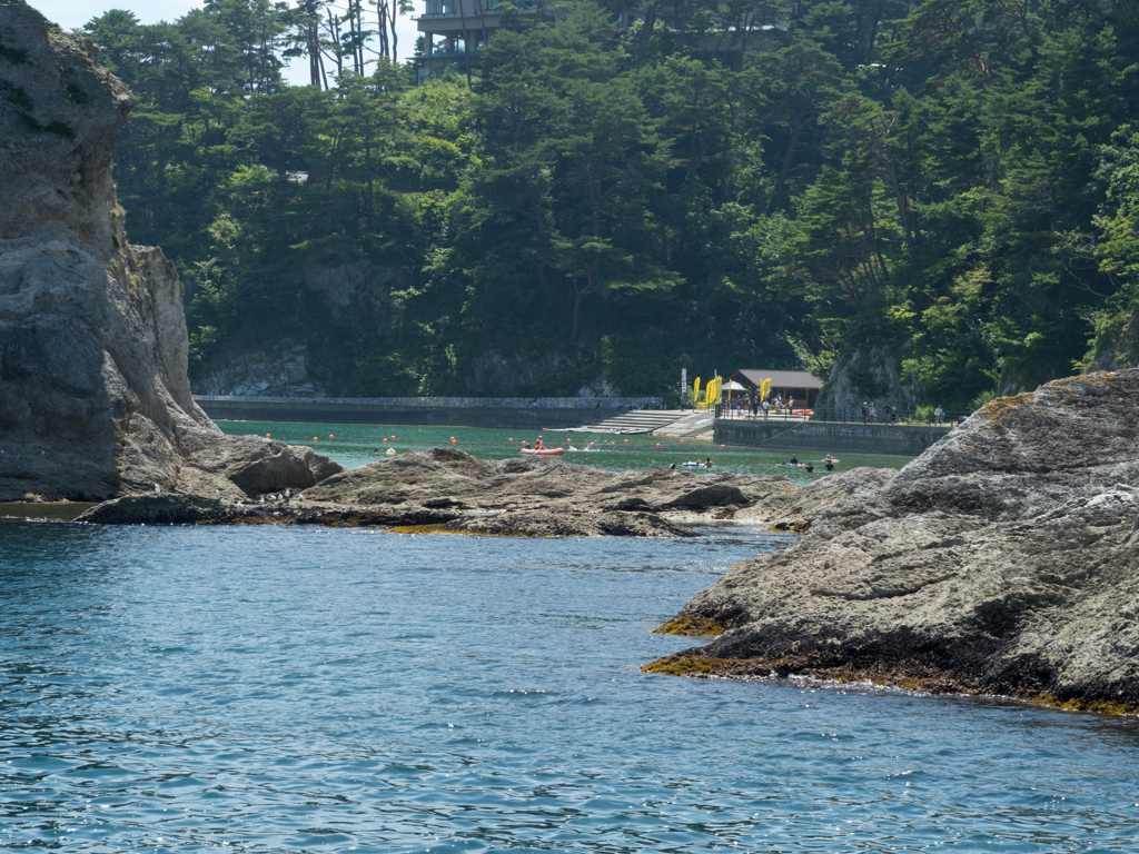 浄土ヶ浜を見る