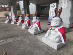 サンタとトナカイ