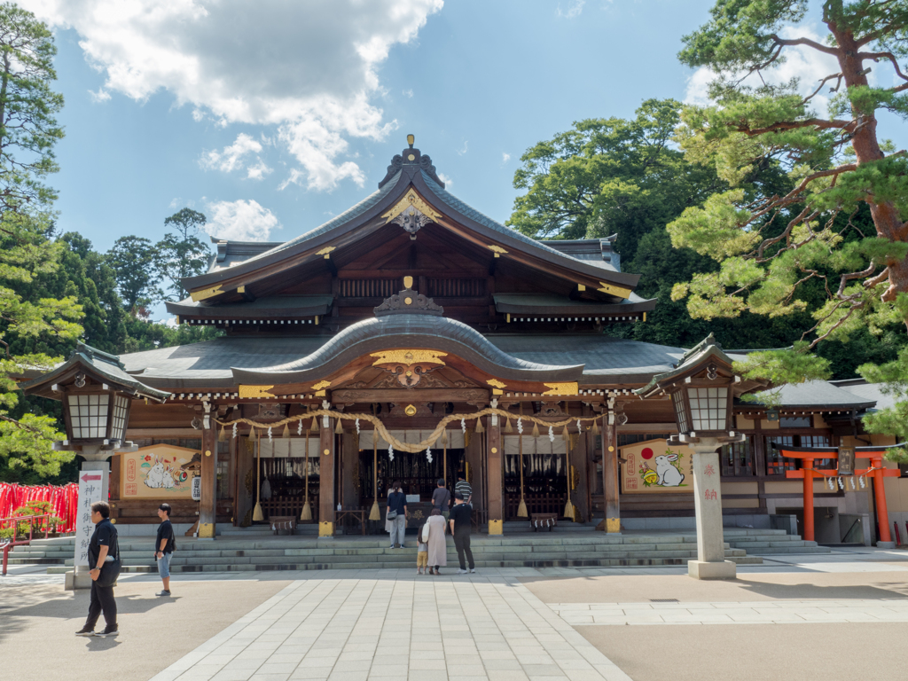 竹駒神社拝殿