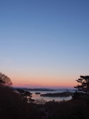 夕暮れの松島