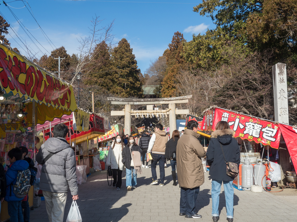 誘惑が並ぶどんと祭