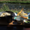 天麩羅うどんにせせらぎをつけて