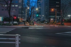 都庁付近の道路