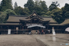 雨の大神神社