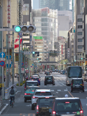 合わせ鏡のような風景