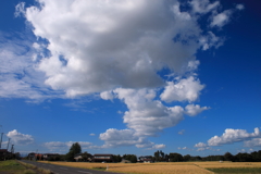 雲を手のひらに