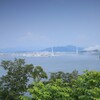 霧が吹き抜けるベイブリッジ
