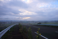 早朝の散歩