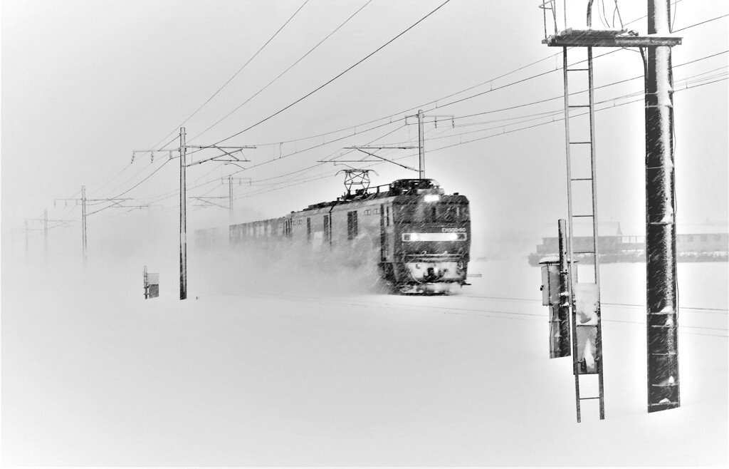 東北本線ー冬