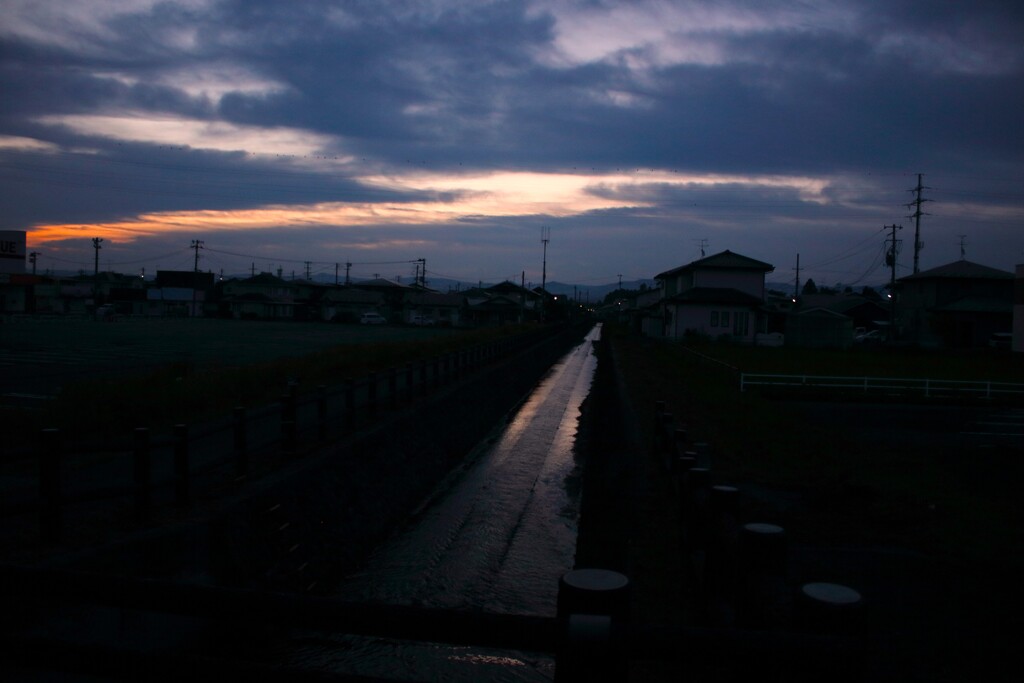 一筋の流れ