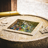 岡寺。ビー玉手水