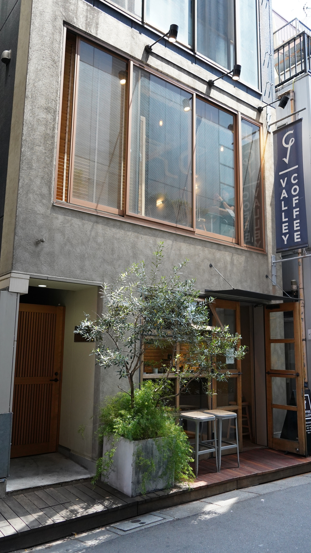 喫茶店の外観