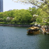 大阪城南外堀の船