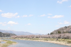 さくらとかわとやまとそら