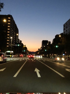 車からの景色