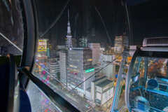 観覧車から見る名古屋テレビ塔