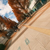 1月の都筑郵便局前