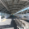 グリーンライン川和町駅のプラットホーム