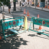 渋谷区 駐輪禁止バリケード看板