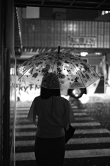 大雨、立ち往生