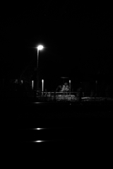 夜風に