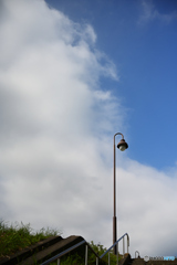 街灯と空