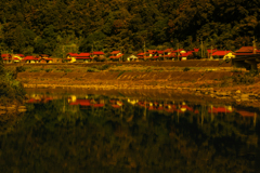 石州瓦の家並み