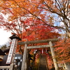 秋の峠の神社