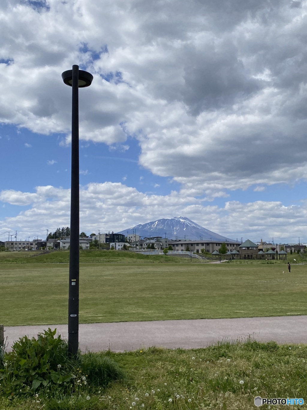 岩手山が見える公園