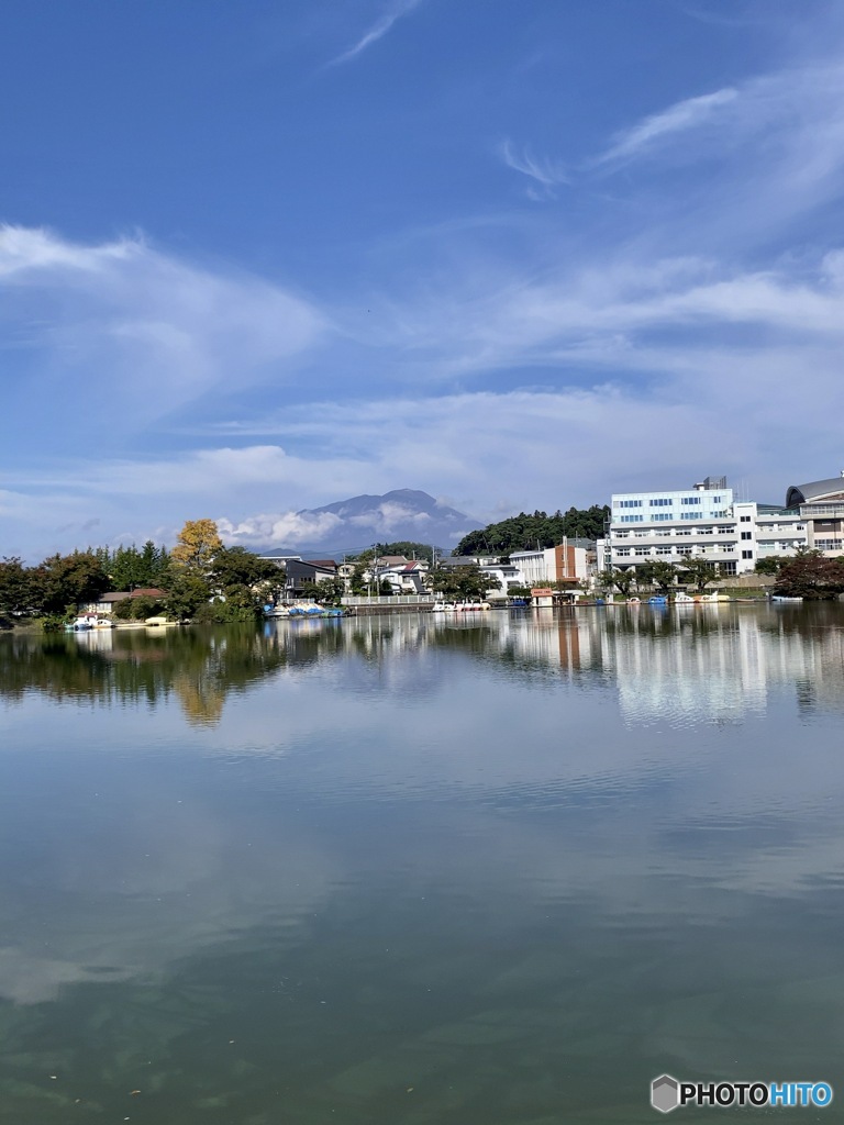 池に浮かぶ街