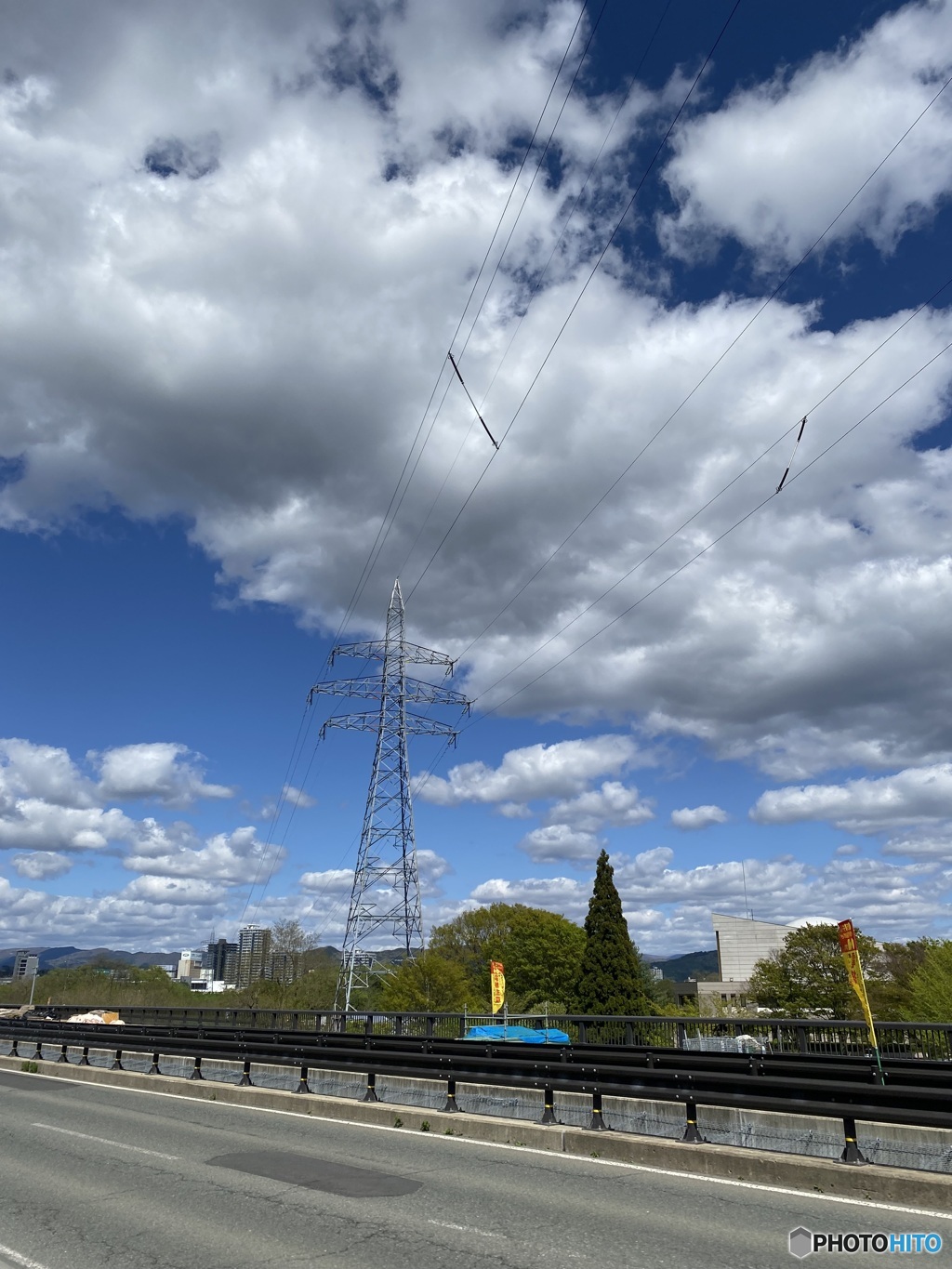 橋から見える風景
