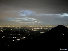 筑波山 (女体山)からの夜景