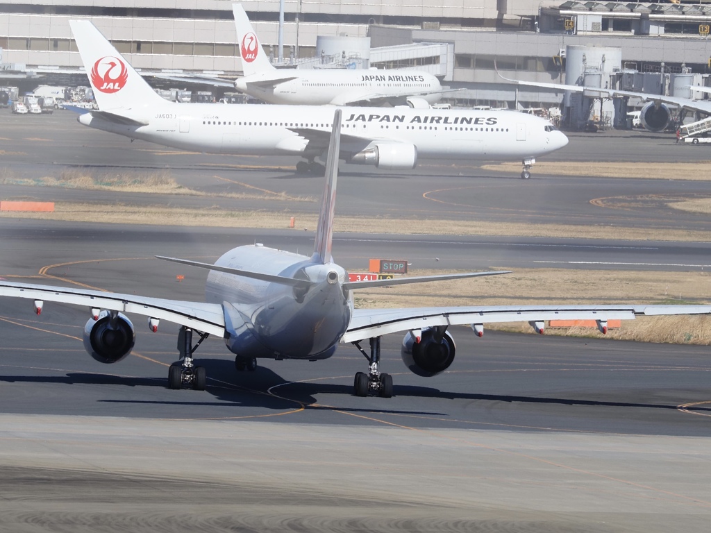 羽田空港第3ターミナル展望デッキより