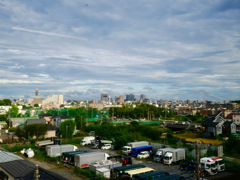 雨上がりの街