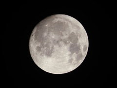今夜の皆既月食の為の練習(^^)