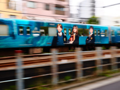 ハリーポッター流し撮り