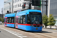 路面電車の走る街(高岡万葉線2014)