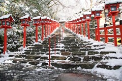 雪日(貴船神社)