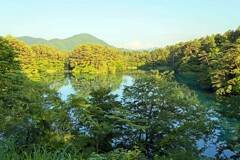 五色沼(毘沙門沼2016)